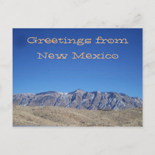 New Mexico Mountain View Postkarte