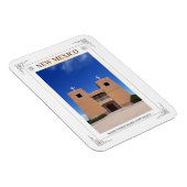 New mexico nambe' pueblo Kirchenkirche Magnet (Rechte Seite)