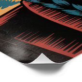 New Mexico Native Symbol Desert Sunset Poster (Ecke)