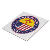 New Mexico, New Mexico Aufkleber, Telefongehäuse Fliese (Seite)