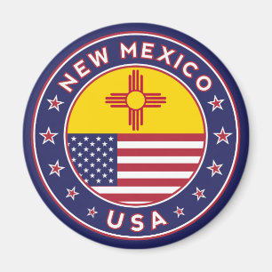New Mexico, New Mexico Aufkleber, Telefongehäuse Magnet
