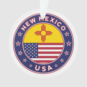 New Mexico, New Mexico Aufkleber, Telefongehäuse Ornament