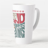 New Mexico Nickname Word Art Milchtasse (Rechte Ecke)