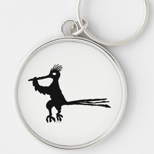 New Mexico Petroglyph Road Runner Schlüsselanhänger (Vorne)