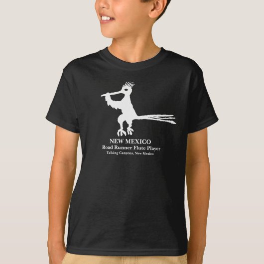 New Mexico Petroglyph Road Runner T-Shirt (Vorderseite)