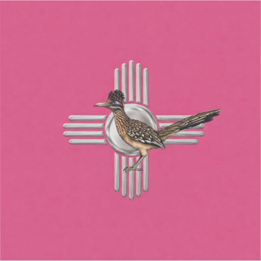 New Mexico Pink Aufkleber (Vorderseite)