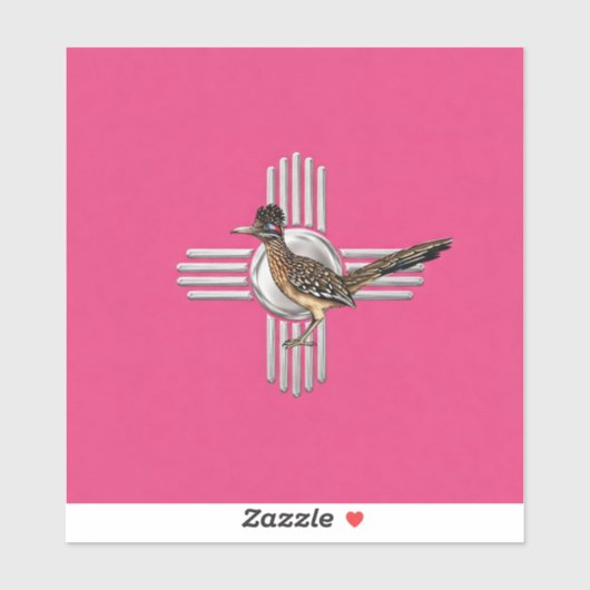 New Mexico Pink Aufkleber (Blatt)