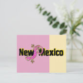 New Mexico Pink Lizard Postkarte (Stehend Vorderseite)