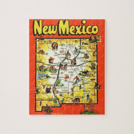 New Mexico Postcard Karte Jigsaw Puzzle