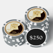 New Mexico Proof Gold Staat Quarter Pokerchips (Stapel)