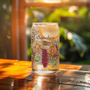 New Mexico Red Chile Pinõn Zia Hot Air Ballon Dosenglas