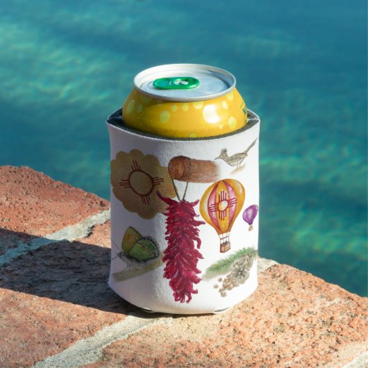 New Mexico Red Chile Pinõn Zia Hot Air Ballon Dosenkühler (In Situ Pool)