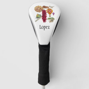 New Mexico Red Chile Pinõn Zia Hot Air Ballon Golf Headcover
