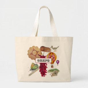 New Mexico Red Chile Pinõn Zia Hot Air Ballon Jumbo Stoffbeutel