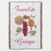 New Mexico Red Chile Pinõn Zia Hot Air Balloon   Decke (Vorderseite Vertikal)