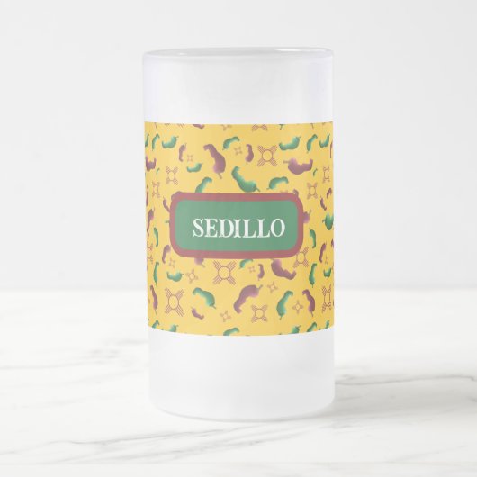 New Mexico Red & Green Chile Tamales Zia Nopales Mattglas Bierglas (Mittel)