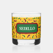 New Mexico Red & Green Chile Tamales Zia Nopales Whiskyglas (Vorderseite)