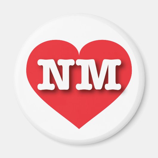 New Mexico Red Heart - I Liebe NM Magnet (Vorne)