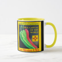 New Mexico Red or Green Chile Coffee Cup Tasse