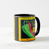 New Mexico Red or Green Chile Coffee Cup Tasse (VorderseiteRechts)