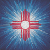 New Mexico Red White and Blue Aufkleber (Vorderseite)