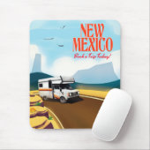 New Mexico Reiseplakat Mousepad (Mit Mouse)