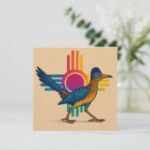 New Mexico Road Runner Einladung (Stehend Vorderseite)
