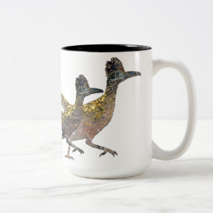 New Mexico Road Runner Zweifarbige Tasse