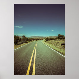 New Mexico Road Trip Landscape Foto Poster