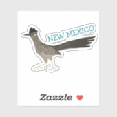 NEW MEXICO Roadrunner Bird Colocil Art Aufkleber (Blatt)