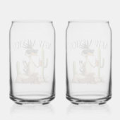 New Mexico Roadrunner having a beverage Dosenglas (Rückseite)