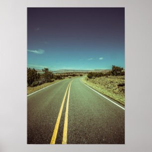 New Mexico Roadtrip-Landschaftsfoto Poster