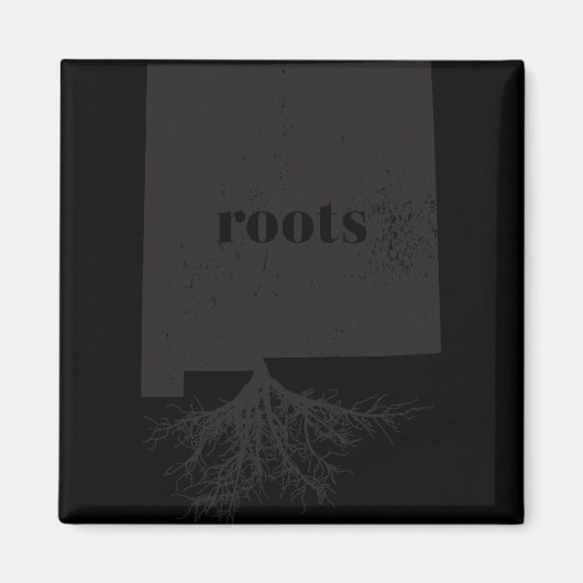 New Mexico Roots State Map Shirt Home Love Pride G Magnet (Vorne)