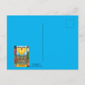 New Mexico Roswell Alien Funny Hot Air Ballon Zia Postkarte (Rückseite)