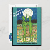 New Mexico Roswell Außerirdischen Spaß Designer Po Postkarte (Vorne/Hinten)