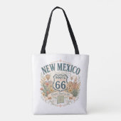 New Mexico Route 66 Desert Seele Boho Tasche (Rückseite)
