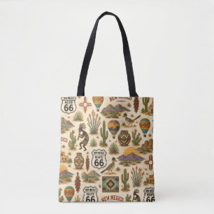 New Mexico Route 66 Mesa-Meilen Tasche