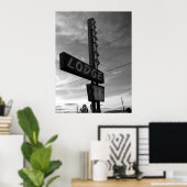 New Mexico Route 66 Unterschrift Poster (Heimbüro)