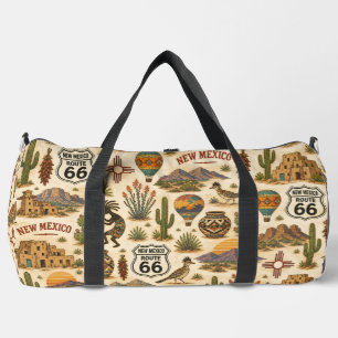 New Mexico Route 66 Wochenendrhythmus Duffle Bag