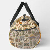 New Mexico Route 66 Wochenendrhythmus Duffle Bag (Rechts)