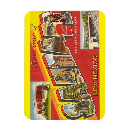 New Mexico, Santa Fe Magnet (Vertikal)