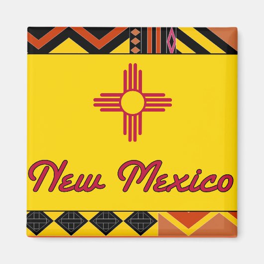 New Mexico Santa Fe Magnet (Vorne)