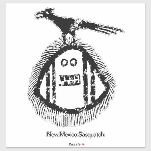 New Mexico Sasquatch Aufkleber (Blatt)