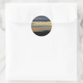 New Mexico Skyline Runder Aufkleber (Tasche)