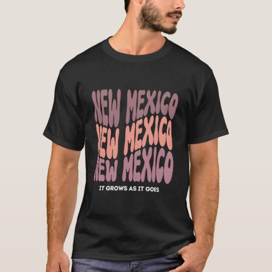 New Mexico Slogan Staat New Mexico USA T-Shirt (Vorderseite)