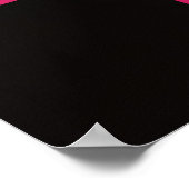 New Mexico Sonnen-Schädel Pink Poster (Ecke)