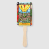 New Mexico Souvenir Alien Hot Air Ballon Fiesta Fächer (Vorderseite)