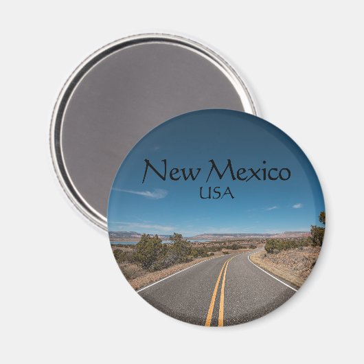 New Mexico Souvenir Magnet (Vorderseite/Rückseite)