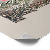 New Mexico Staat Foto einfügen und Ortsname Poster (Ecke)