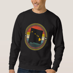 New Mexico Staat Hawaii Roots Origin Staat Karte R Sweatshirt
